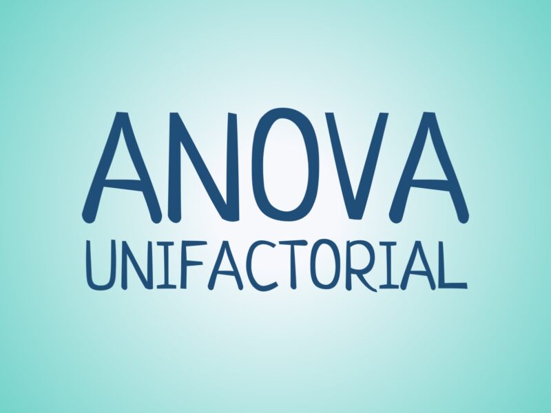 ANOVA Unifactorial